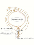 Layered Seashell Pendant Necklace for Beach Enthusiasts