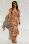 Brianna Effortless Beach Dress in Retro Vintage Style Statement Occasion Edit