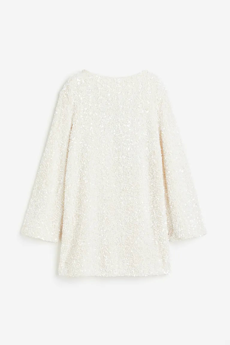 Luisa Chic Sequin Party Dress Elevated Occasion Wear