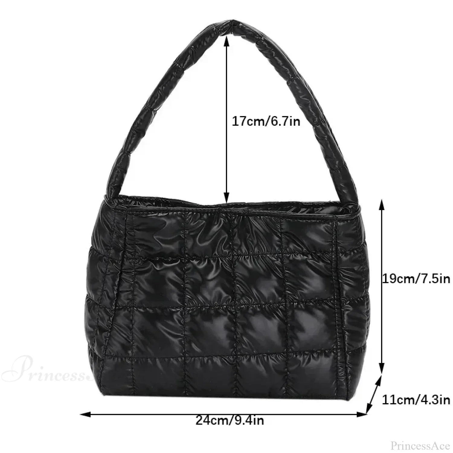 Winter Cotton Casual Tote Shoulder Handbag