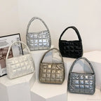Winter Cotton Casual Tote Shoulder Handbag