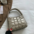 Winter Cotton Casual Tote Shoulder Handbag