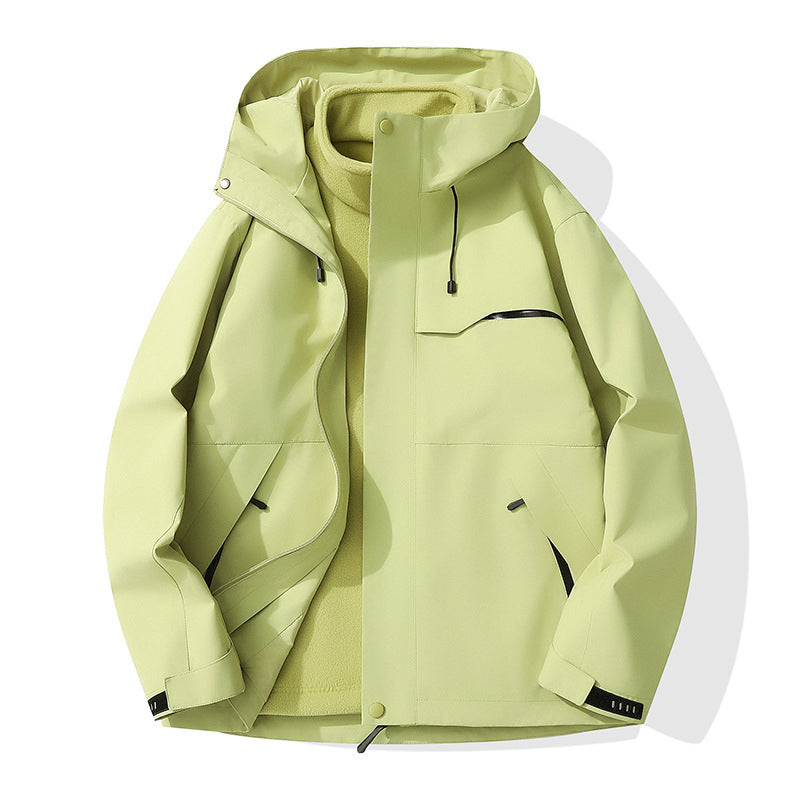 Women’s Softshell Jacket with Detachable Fleece Lining