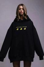 Women’s Casual Loose Fit Duck Print Hoodie