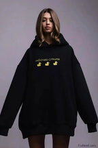Women’s Casual Loose Fit Duck Print Hoodie