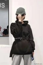 Women's Loose Fit Hooded Hoodie