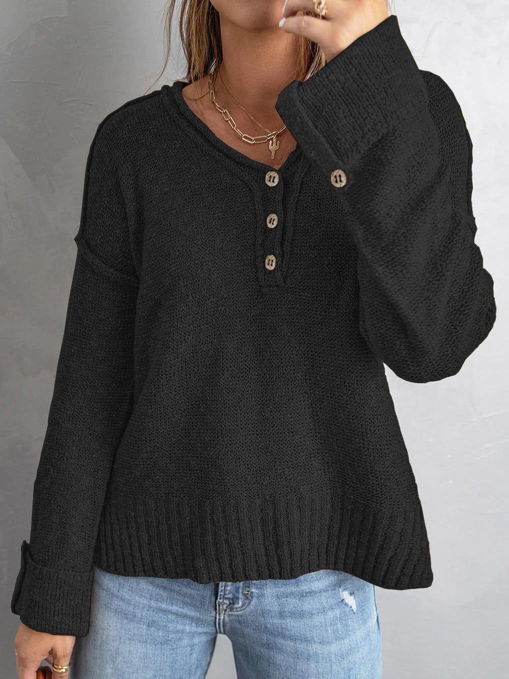 | Modern winter sweater in comfortable material