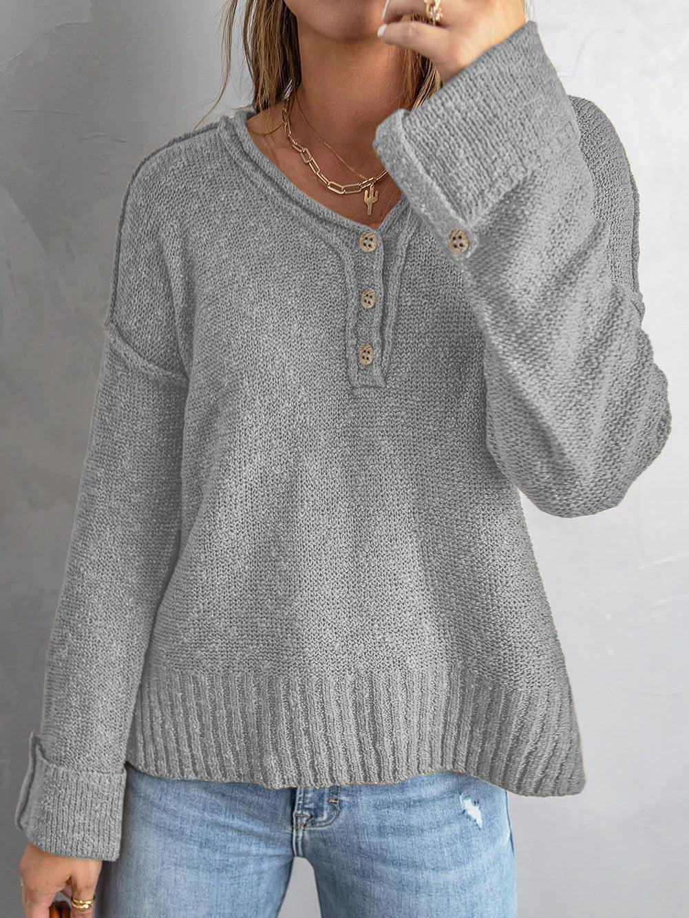 | Modern winter sweater in comfortable material