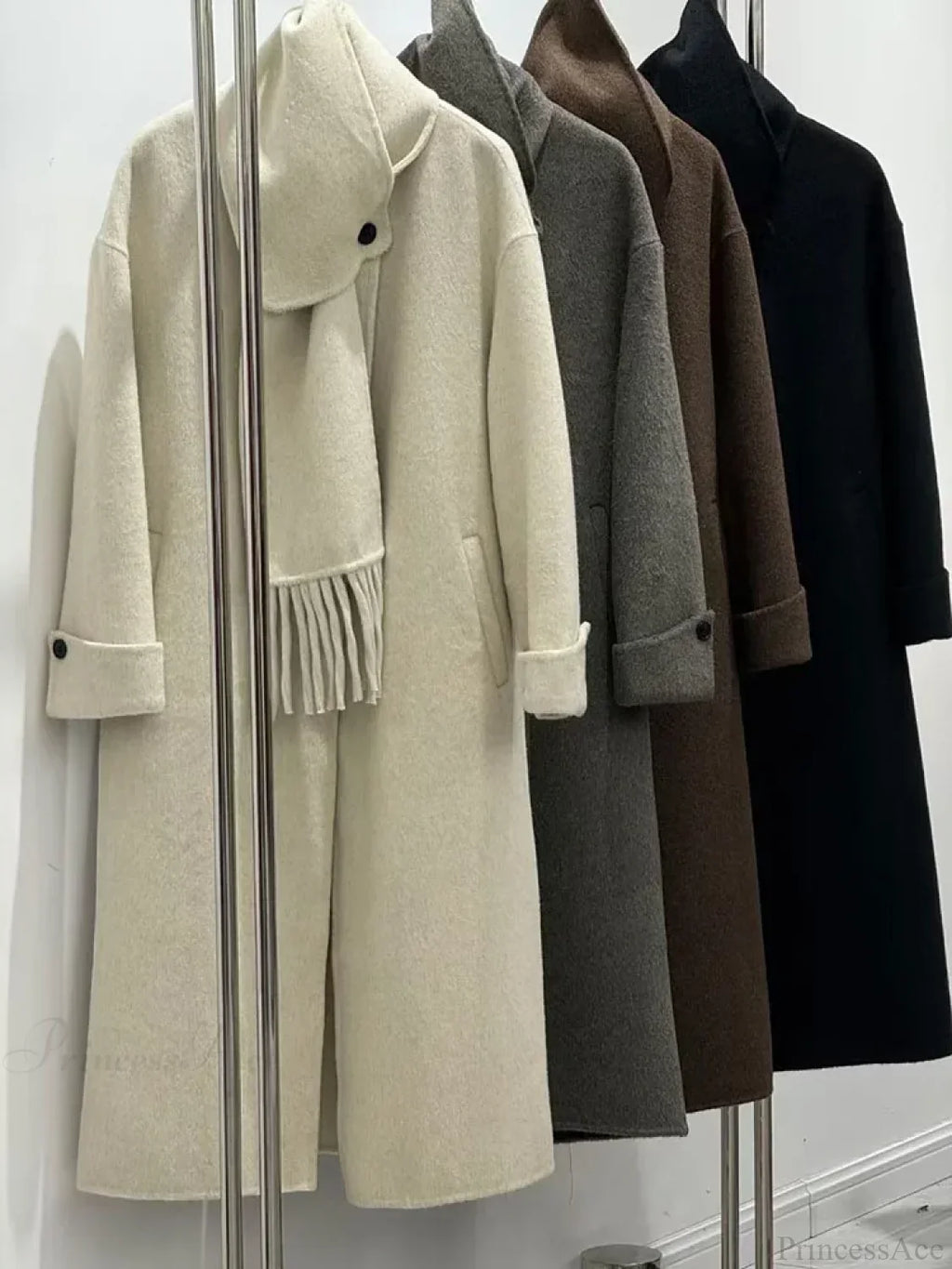 Woolen Single Button Full Sleeve Overcoat