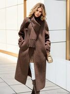 Woolen Single Button Full Sleeve Overcoat