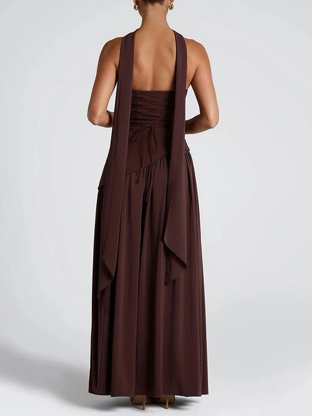 Wren Slim Ribbon Maxi Dress