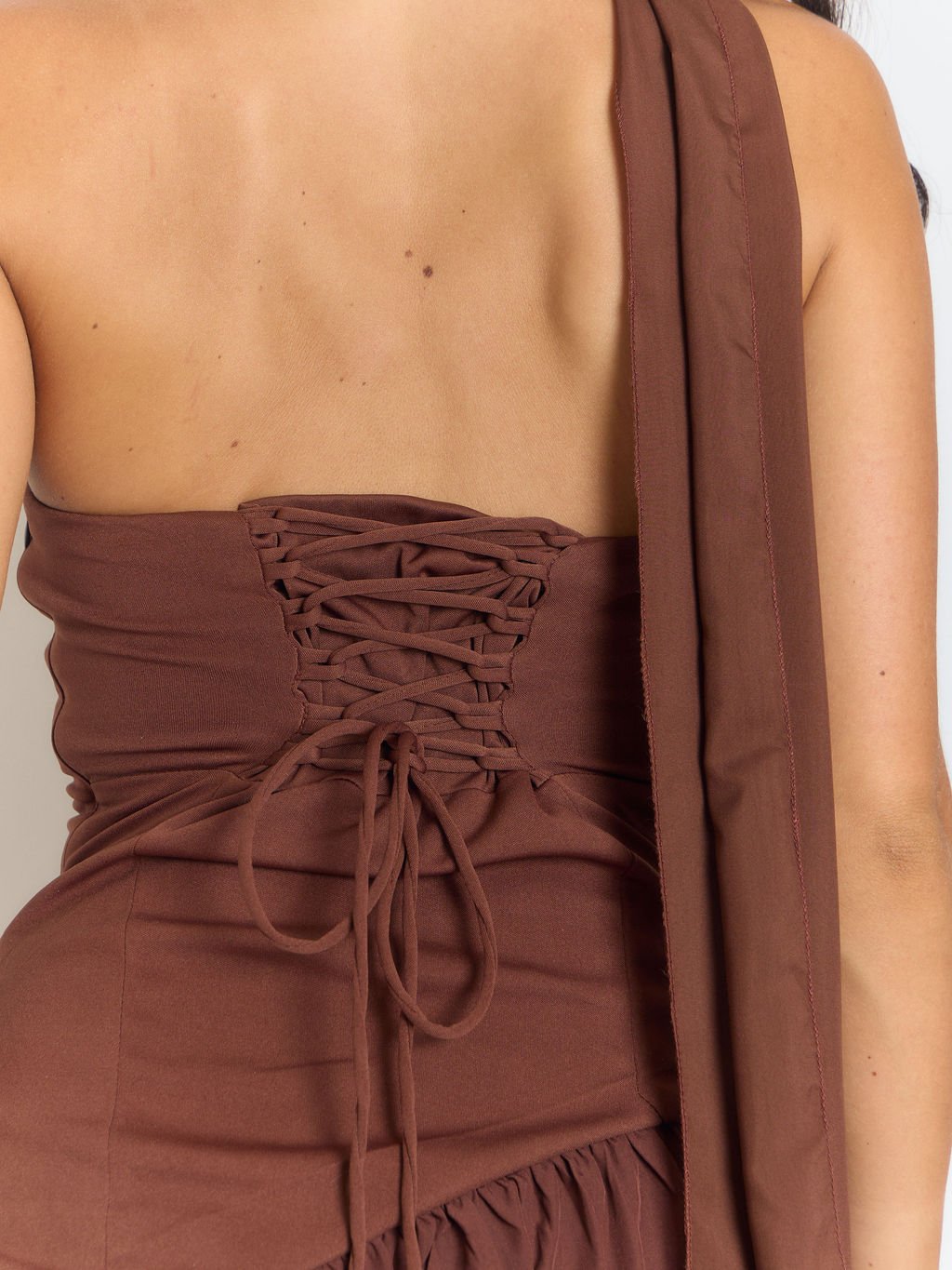 Wren Slim Ribbon Maxi Dress