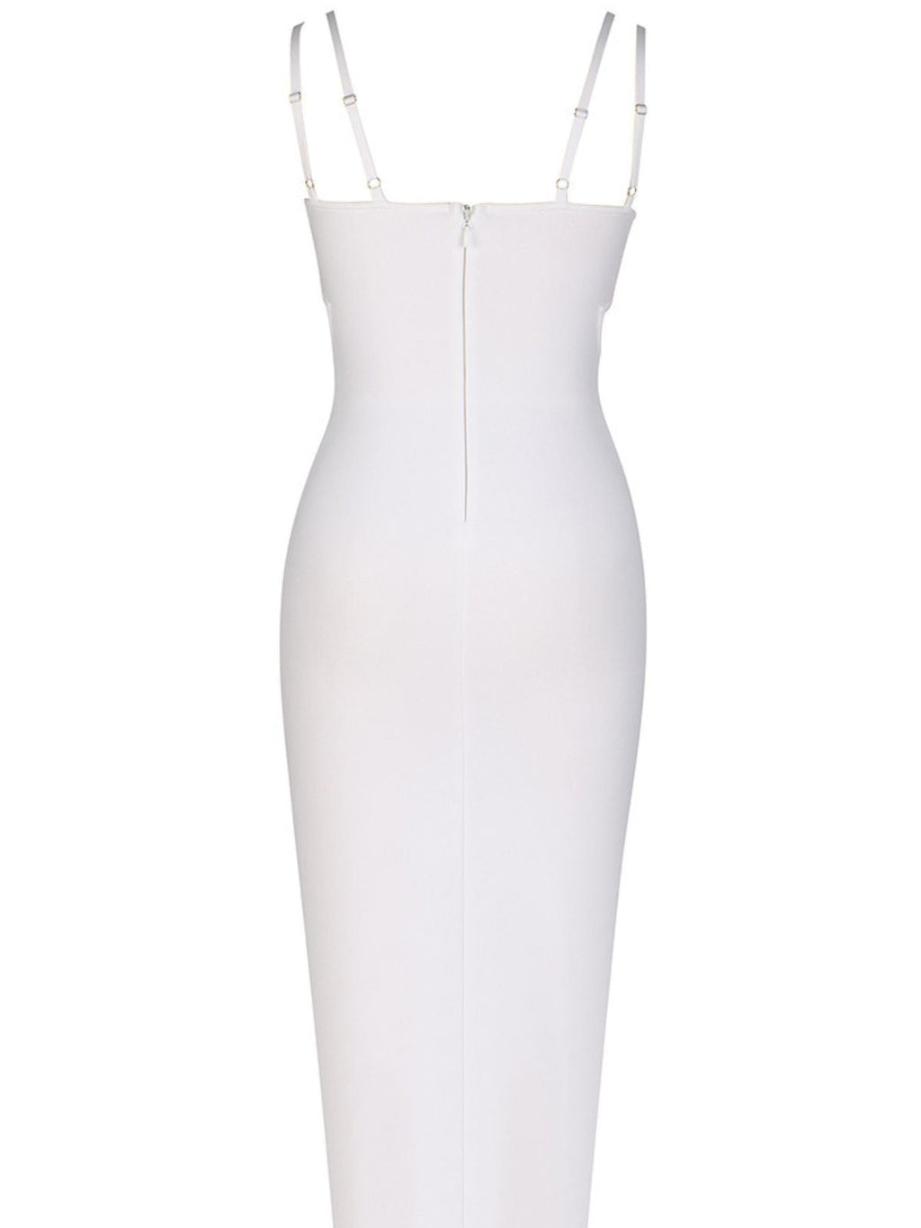 Coretta Pearl Coutout Bandage Dress In White