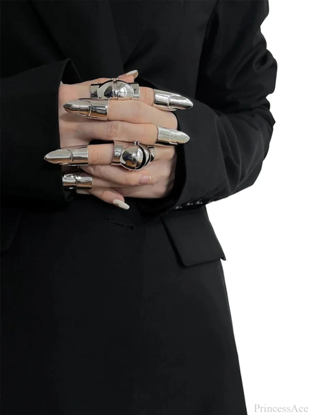 Y2K Armor Rebel Gothic Circle