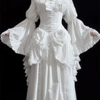 Y2k Frilly Sleeve Harajuku Blouse