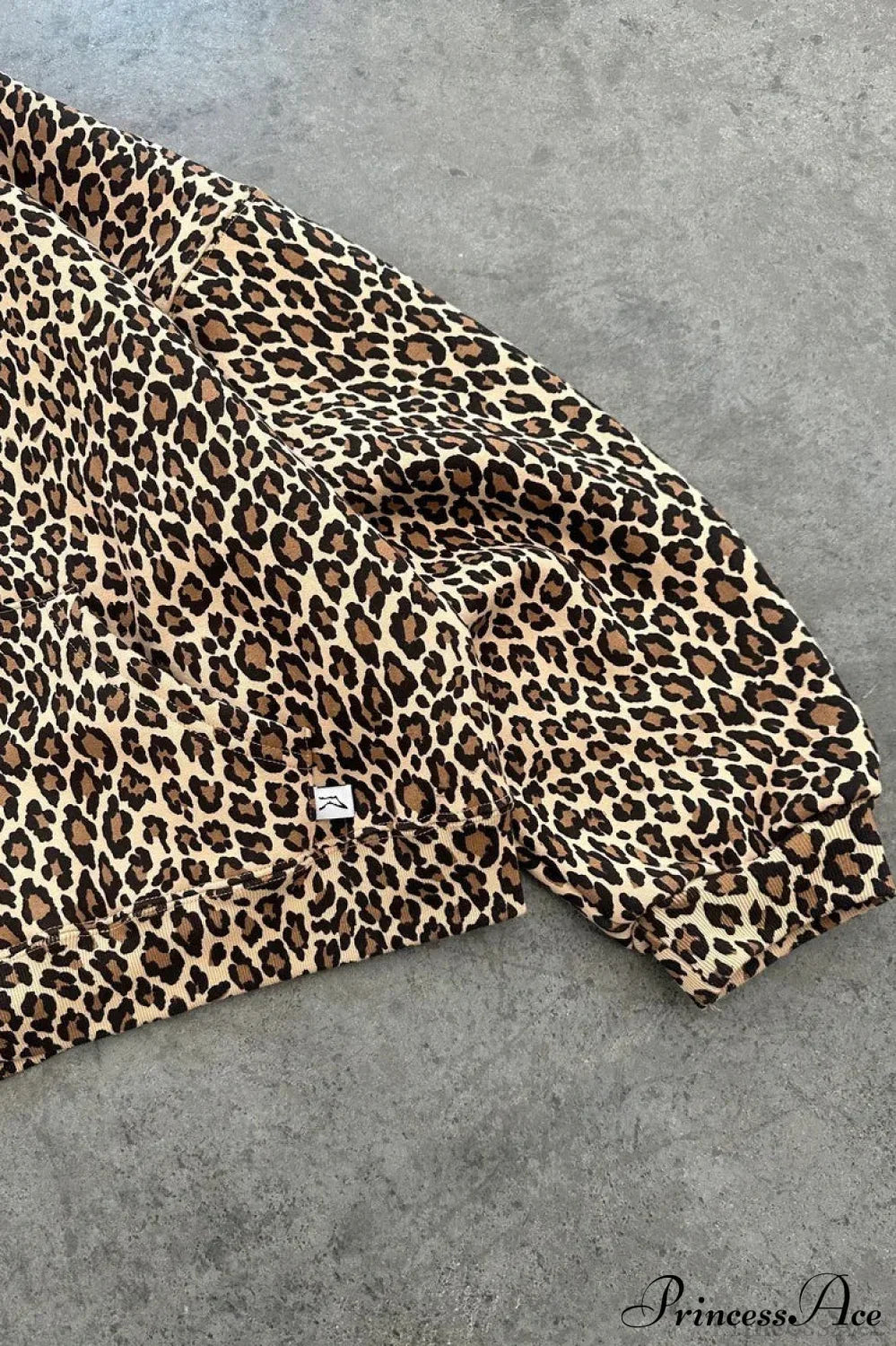 Y2K Leopard Print Hip-Hop Hoodie