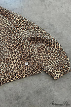 Y2K Leopard Print Hip-Hop Hoodie