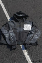 Y2K Long Sleeve Street Applique Embroidered Hoodie