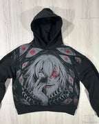 Y2K Mysterious Cartoon Zipper Hoodie