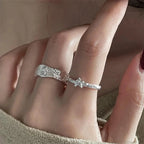 Y2K Rebel Unpredictable Star Gothic Ring