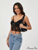 Y2k Sleeveless Backless Spaghetti Strap Club Summer Elegant Stylish Trendy Crop Top