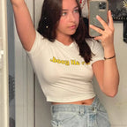 Y2k Slim Fitted Cropped Baby T-shirt