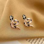 Y2K Spike Rivet Sphere Embrace Hoop Earring
