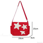 Y2K Star Pattern Crossbody Shoulder Bag