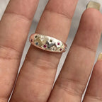 Y2K Transparent Heart Gothic Ring