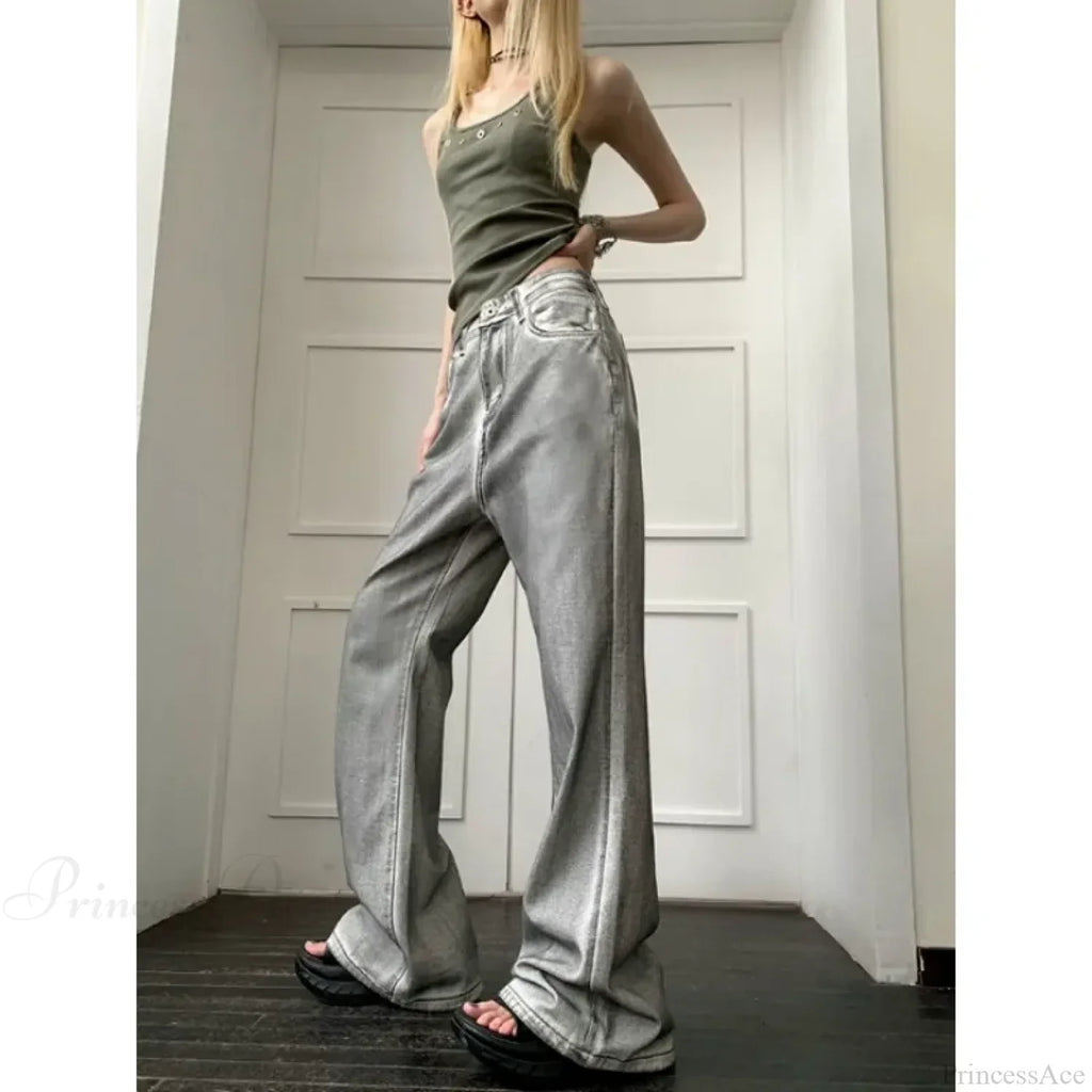 Y2K Vintage Loose Wide Leg Denim Pants