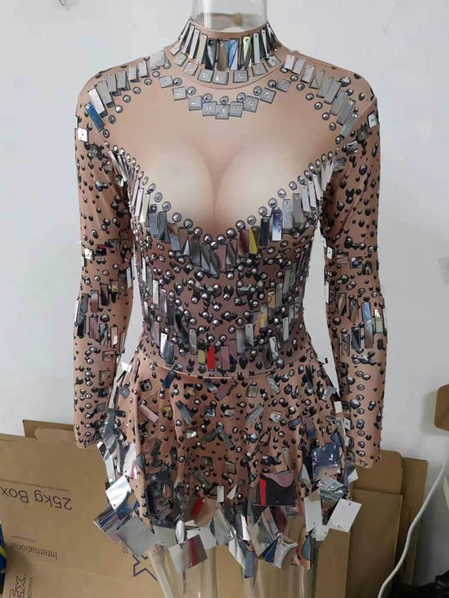 Yara Mirror Mini Dress