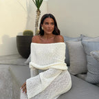 Romance Tale Off Shoulder Maxi Dress