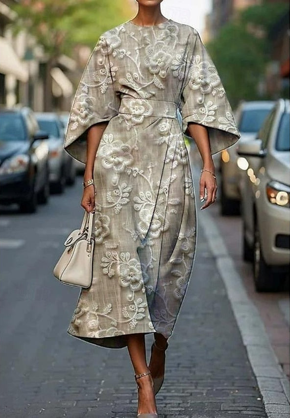 | Floral Midi Dress
