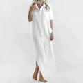 Glenda Minimalist Long Summer Dress Designer Edit