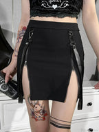 Zip Divided Tall Waist Pencil Skirt
