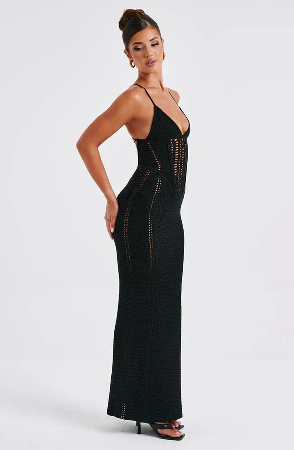 Ida Statement Long Dress Premium Wardrobe Essential